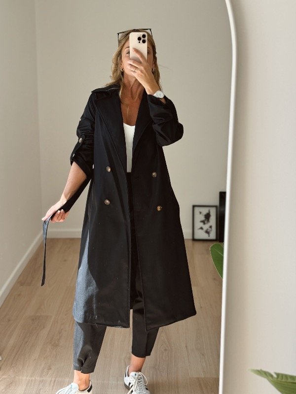 Producto - TRENCH LARGO GABARDINA