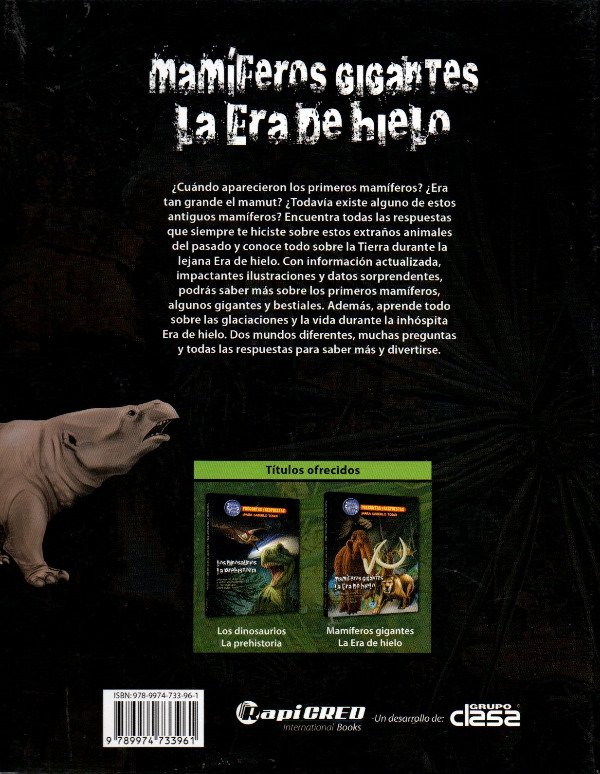 Producto - Preguntas y respuestas: Mamiferos gigantes de la Era de hielo - 1