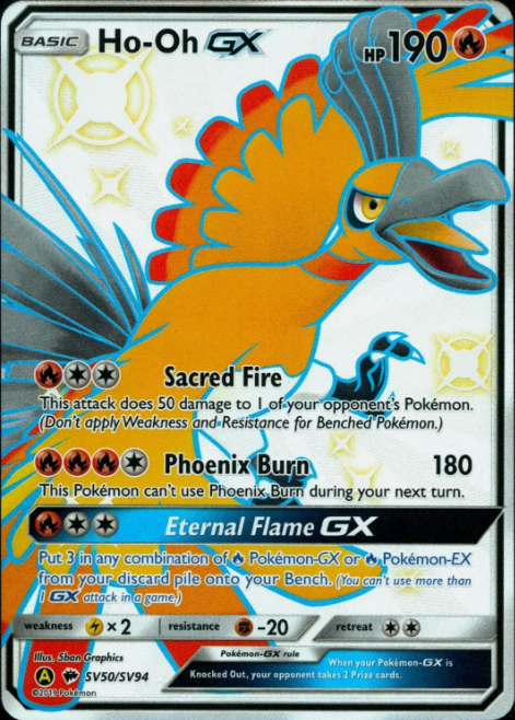 Producto - Ho-Oh GX - SV50/SV94 - Hidden Fates - Holo