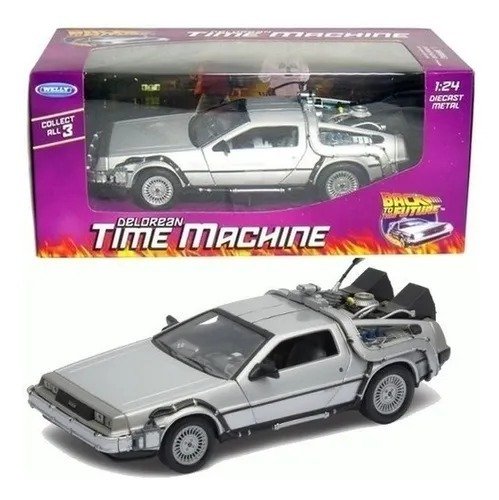 Producto - Auto Volver Al Futuro Delorean I Metal 1:24 Welly