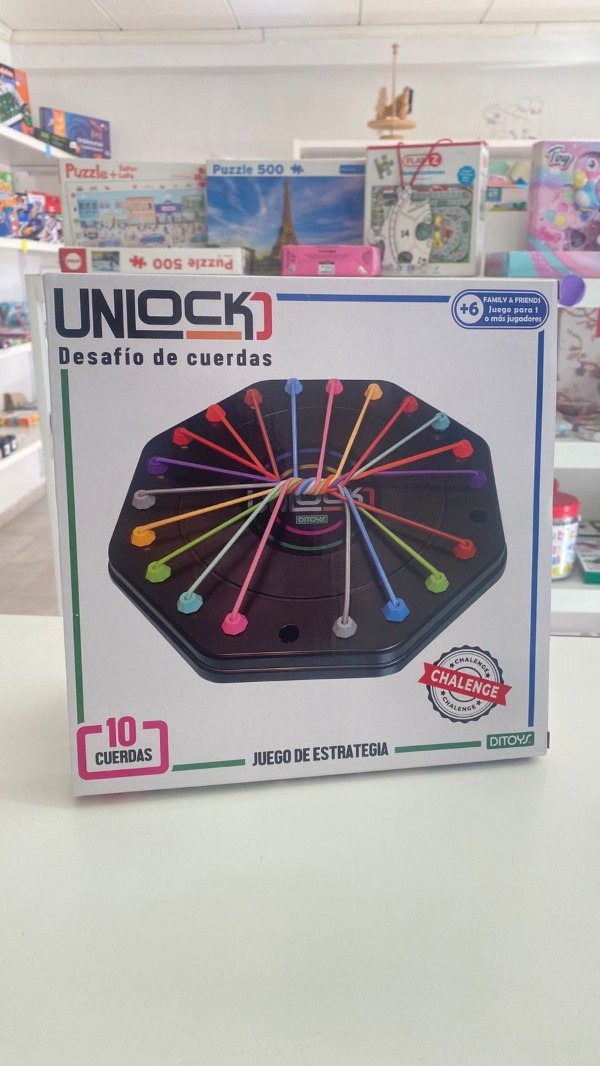 Producto - Juego de mesa- Unlock- Desafío de cuerdas- Sha
