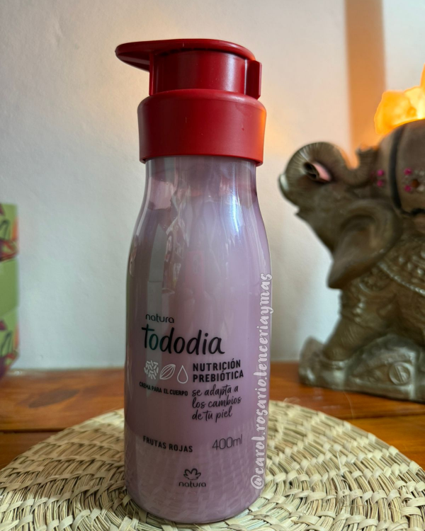Producto - Crema corporal de 400ml Tododia Frutas Rojas