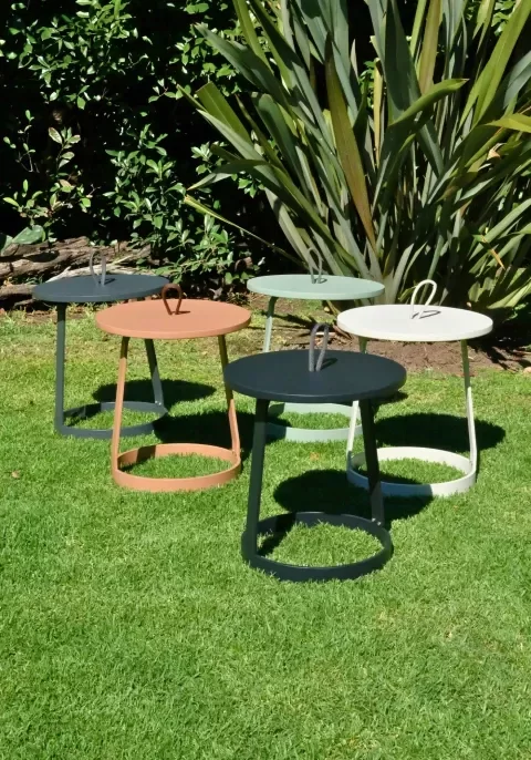 Producto - MESA AUXILIAR MORENI ALUMINIO SAND