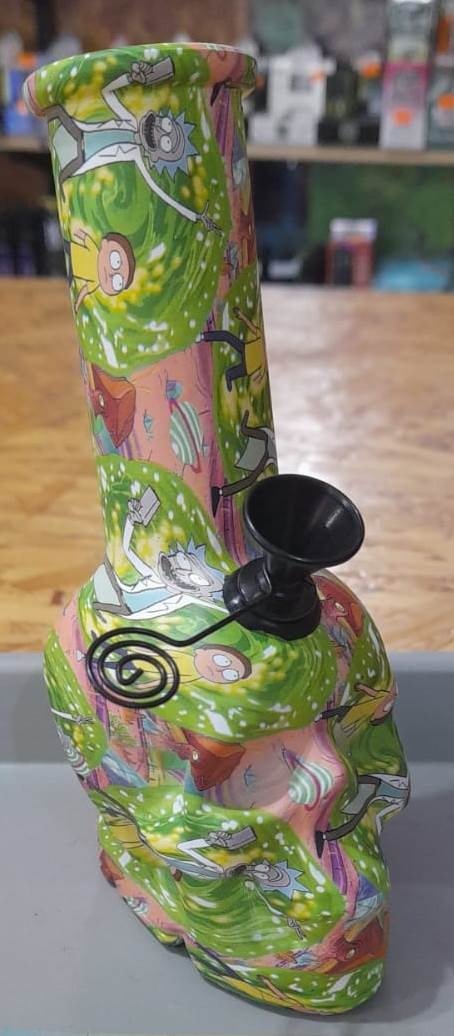 Producto - BONG DE VIDRIO CALAVERA COLOR DK