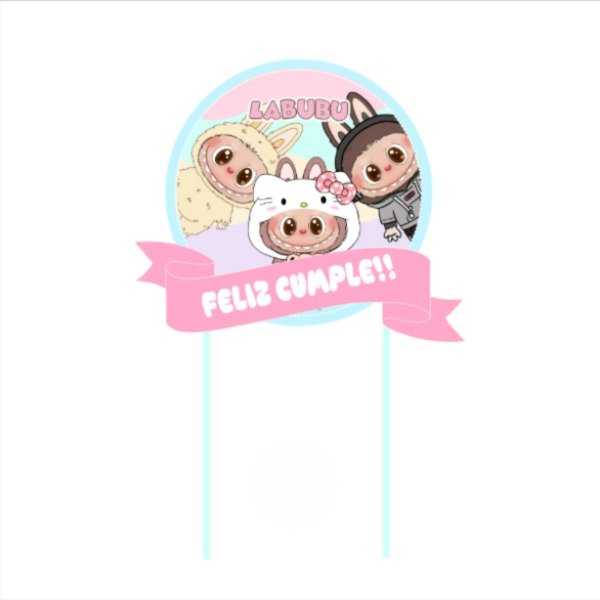 Producto - Topper Torta Labubu