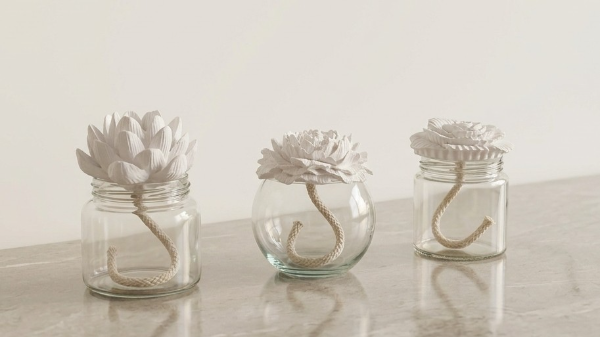 Producto - Flores de Yeso Ceramico para difusor