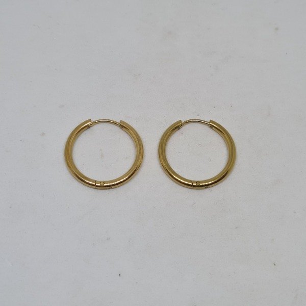 Producto - Argollas lisas doradas 16mm