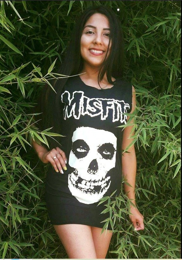 Producto - Vestido Misfits - Estampado Glow in the Dark - Edición Limitada