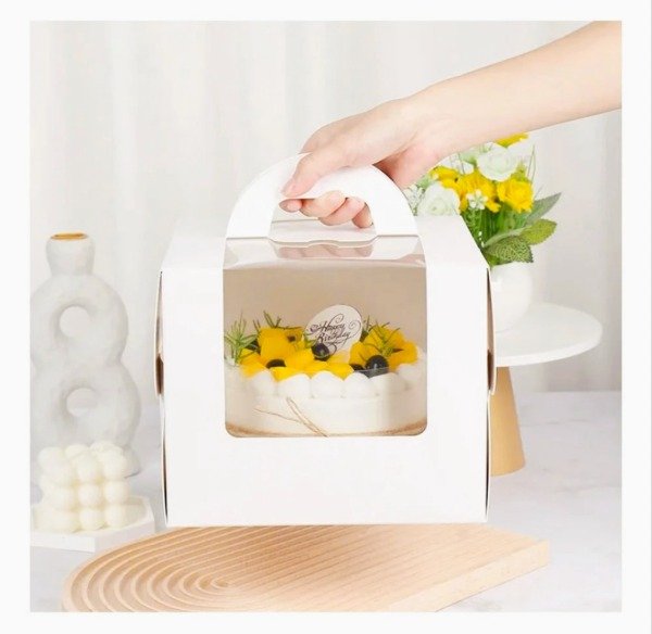 Producto - Caja con visor 13x13x10 x10 unidades