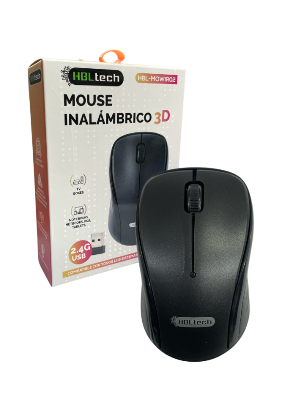 Producto - MOUSE INALAMBRICO 3D MOWIR02