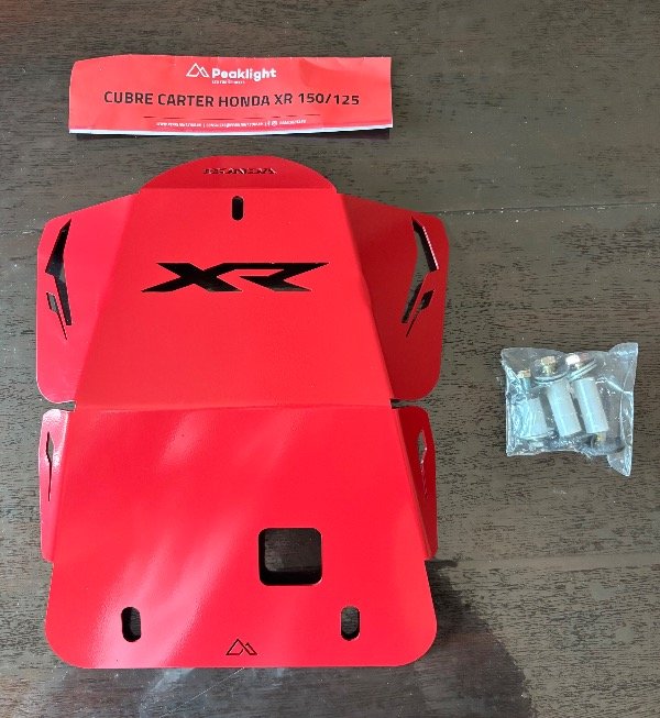 Producto - Cubre Cárter Xr125/150 PEAKLIGHT Aluminio