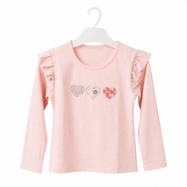 Producto - Remera Rosa Corazones