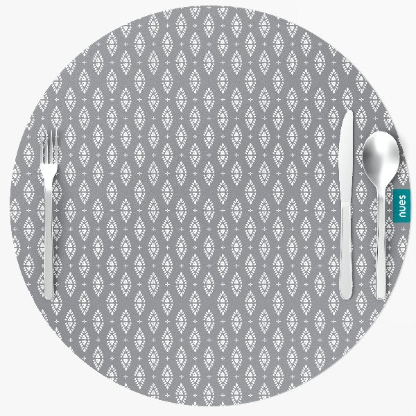 Producto - Set x 4 individuales redondos Ikat