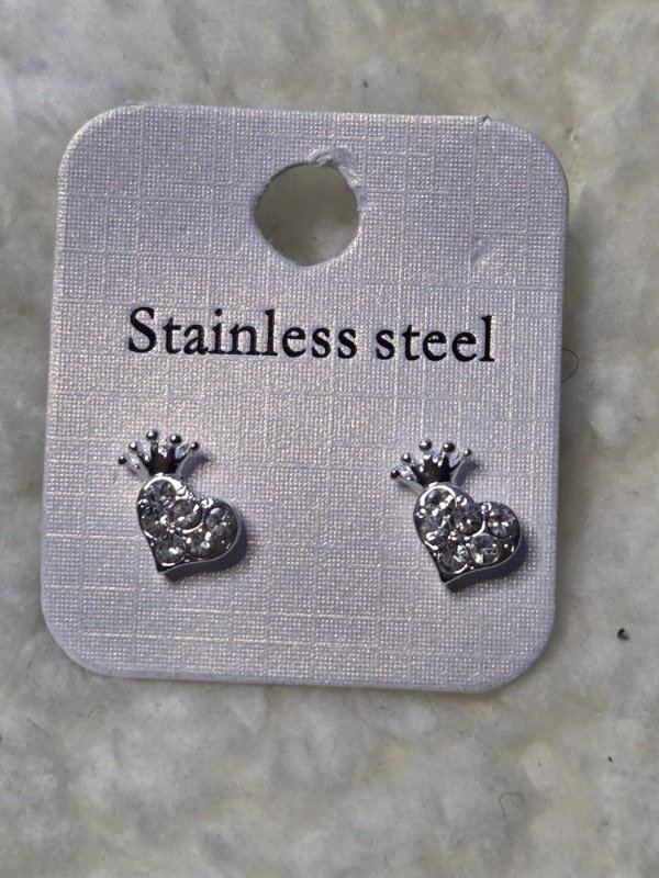 Producto - Aritos corazon con corona