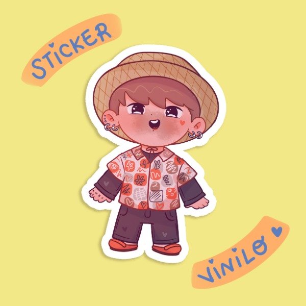 Producto - Sticker Jungkook - Hawaii!