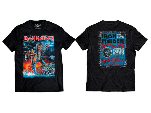 Producto - iron maiden argentina 2026 frente y espalda