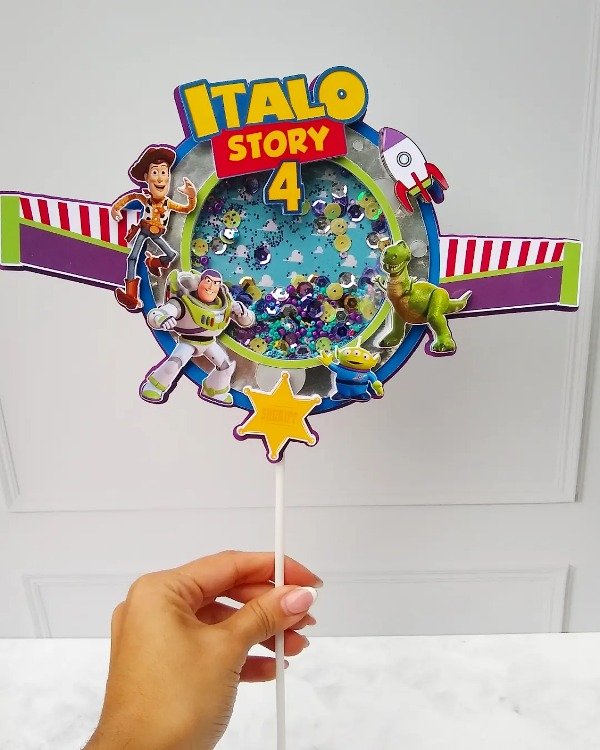 Producto - Topper de torta 3D Shaker Toy Story