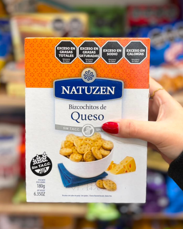 Producto - Bizcochitos de queso sin gluten "Natuzen"