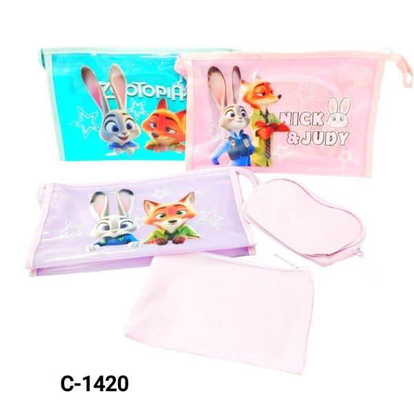 Producto - Neceser x3 piezas zootopia C-1420