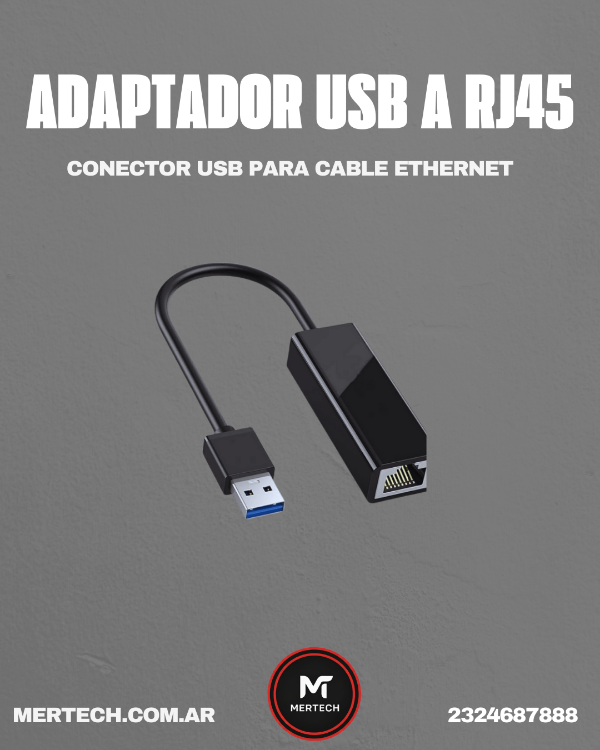 Producto - ADAPTADOR USB A RJ45