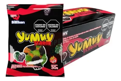 Producto - Gomitas Yummy 30 gr Terror x 12