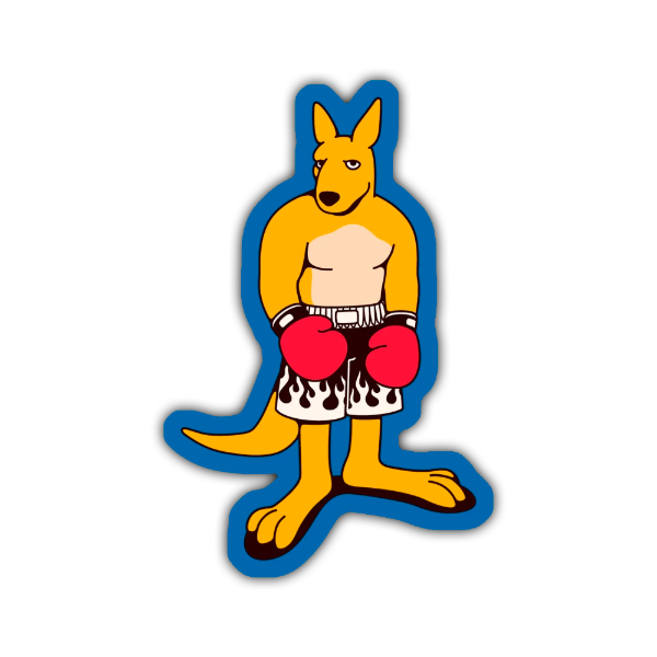 Producto - Sticker Fondo Con Color Diseño 16 Boxeo