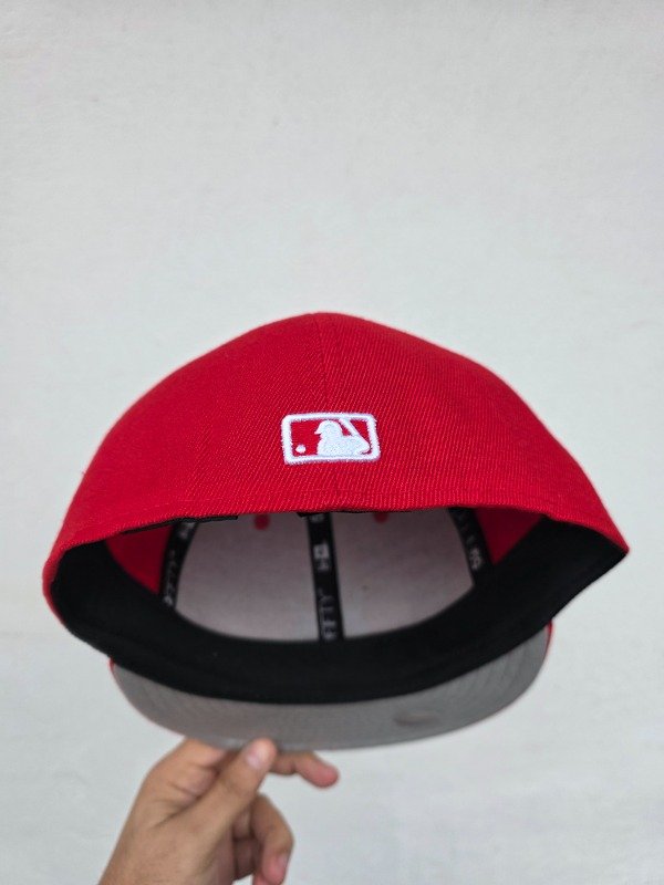 New york yankees red genuine new era 59fifty talla 7 1/4 — imagen 5