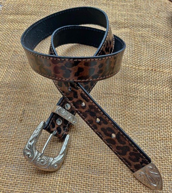 Producto - Cinturon animal print cuero