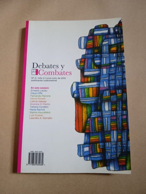 Producto - Debates y combates #3 - Autores varios - FCE / U. de San Pablo 2012