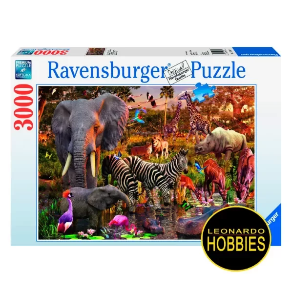Producto - African Animals 3000 Piezas Ravensburger 17037