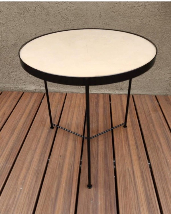 Producto - Mesa Ratona Hierro y Mdf