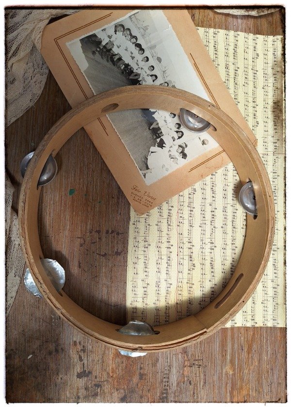 Producto - Pandereta de madera