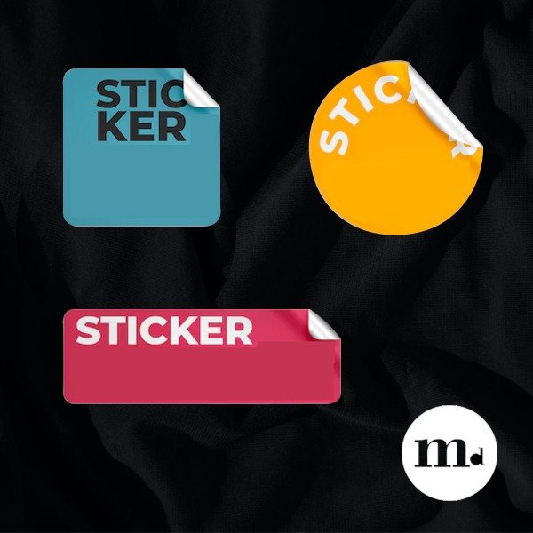 Producto - 100 STICKERS PAPEL AUTOADHESIVOS