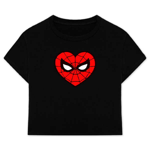 Producto - Baby Tee Corazón - Spiderman - 1