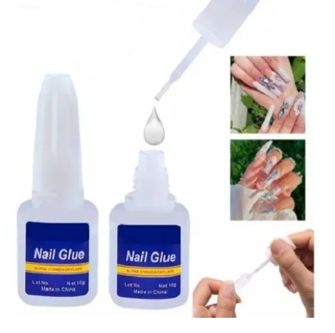 Producto - Pegamento Con Pincel Uñas Tips Press On Apliques Deco