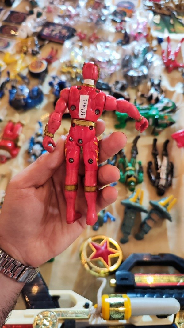 Producto - Power Rangers Dino Thunder Red Triassic 15cm Con Falla - 1