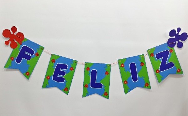 Producto - BANDERIN FELIZ CUMPLE - UNIDAD (letra) - 0