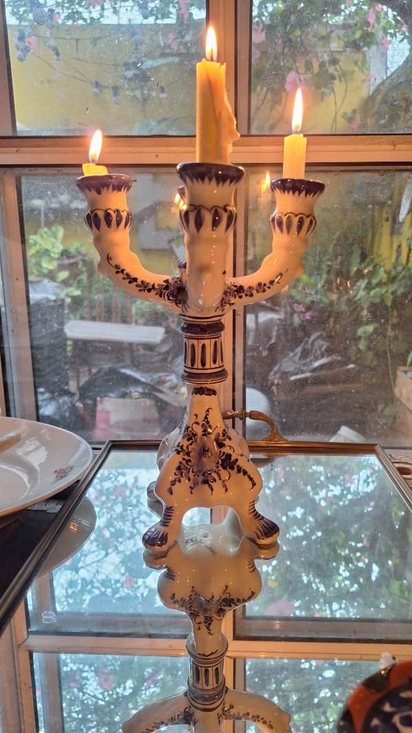 Producto - Candelabro talavera para 4 velas