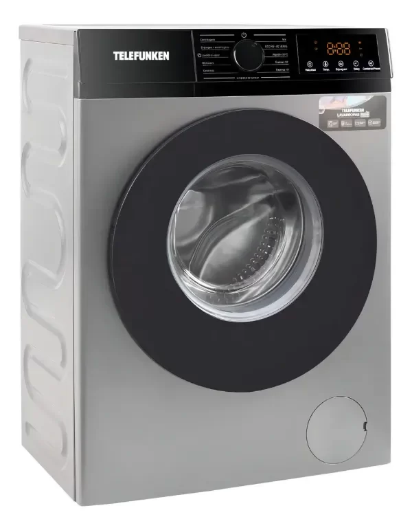 Producto - Lavarropas automatico TELEFUNKEN 8 kg 1200rpm inverter silver - 2
