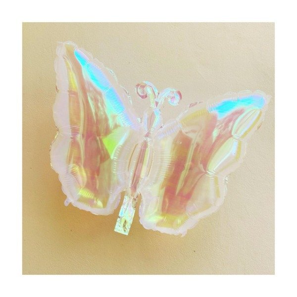 Producto - GLOBO MARIPOSA IRIDISCENTE  70X50