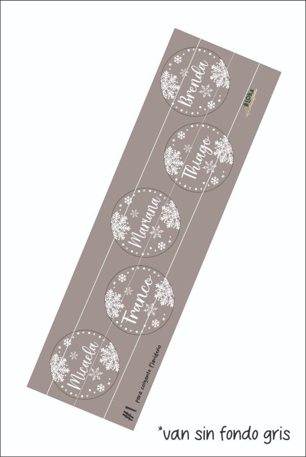 Producto - Estampas UV 8x28 Navidad #70