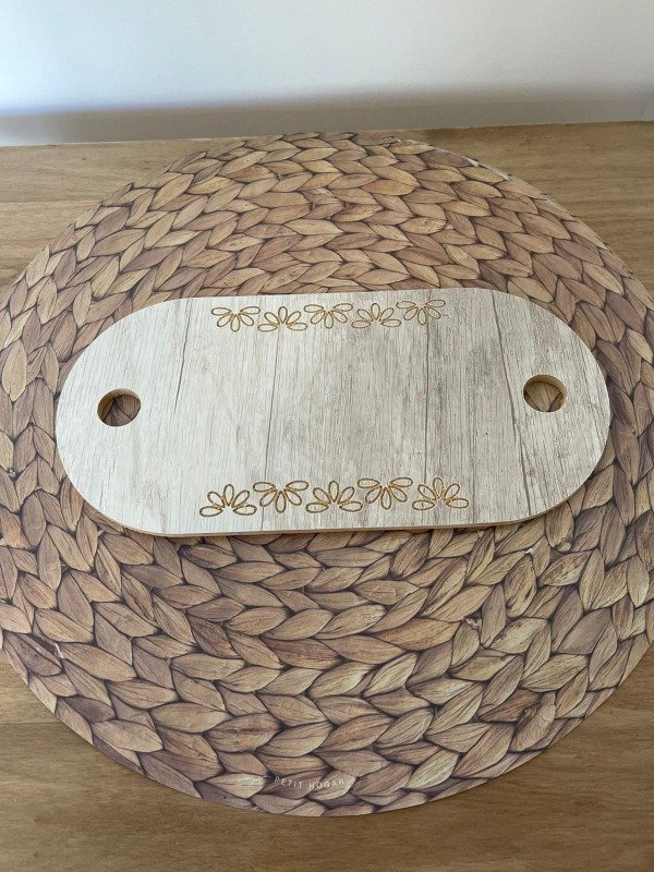 Producto - Bandeja Nina En Madera Mdf Enchapada En Melamina