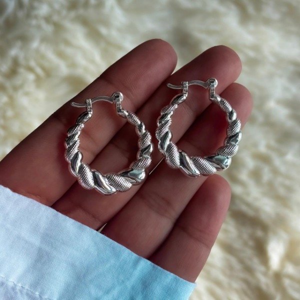 Producto - Argollas Trenza Luxe (cod.791)