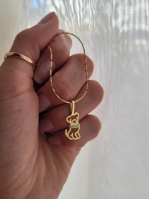 Producto - Gargantilla perrito con strass