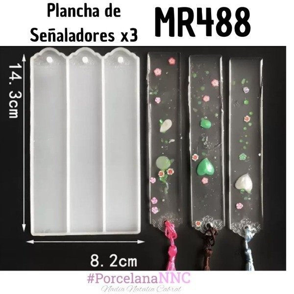 Producto - Plancha de Señaladores marcadores de libros x 3  MR488