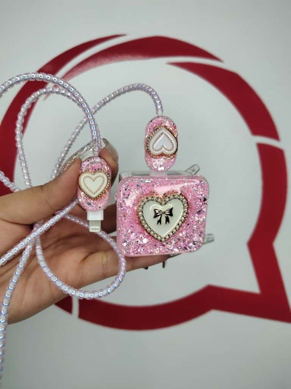 Producto - FUNDA DE CARGADOR + COME CABLE + FUNDA PARA CABLE