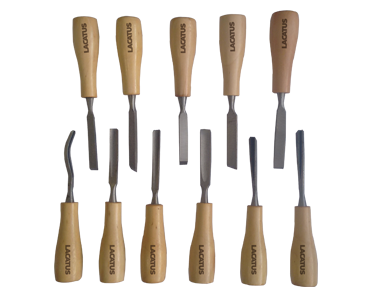 Producto - Juego 11 Gubias Para Madera Acero Templado Artesano Lacatus