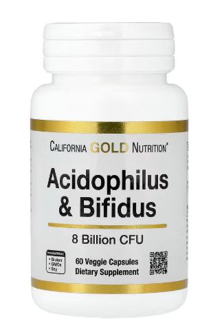 Producto - California Gold Nutrition, Acidófilo y bifidobacterias, Mezcla de probióticos