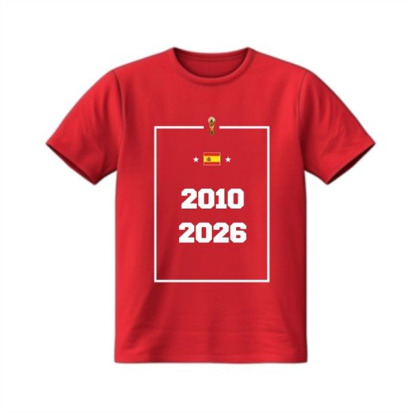 Producto - Remera España Campeon del Mundo 2026 Español Mundial Fifa