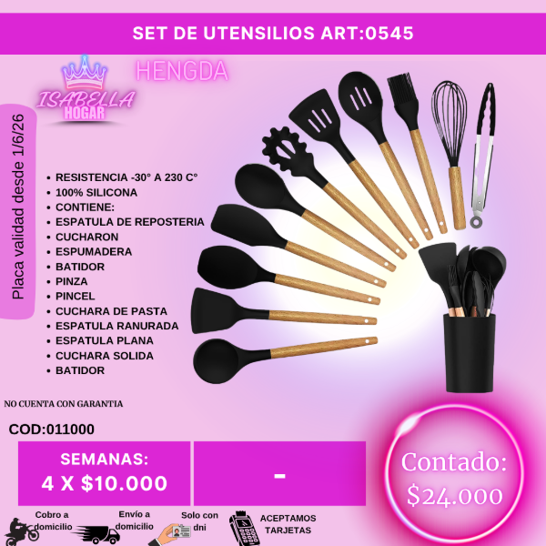 Producto - UTENSILIOS DE COCINA 11 PIEZAS